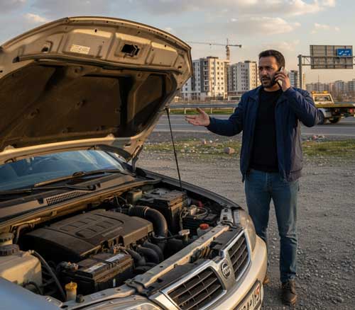 نصب باتری در محل مشتری در سراسر شاهین شهر